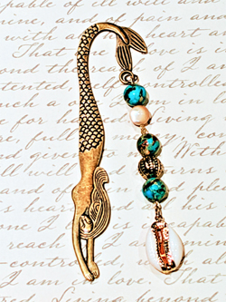 Bronze Mermaid Bookmark