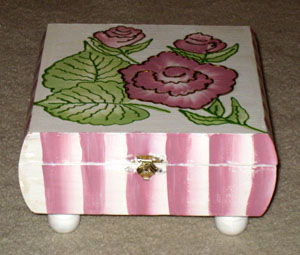 Painted Rose Box