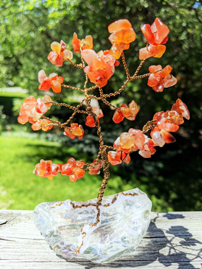Agate Gemstone Tree