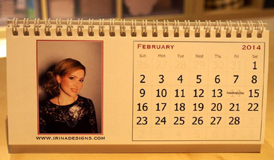 Irina Designs Calendar
