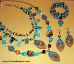 Aqua Forest jewellery set