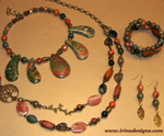 Auburn Forest Dream jewellery set