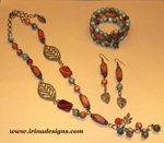 Auburn Forest jewellery set