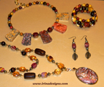 Autumn Sunset jewellery set