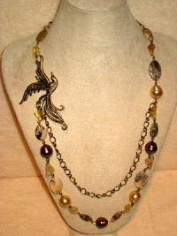 Citrine Bird Jewellery Set