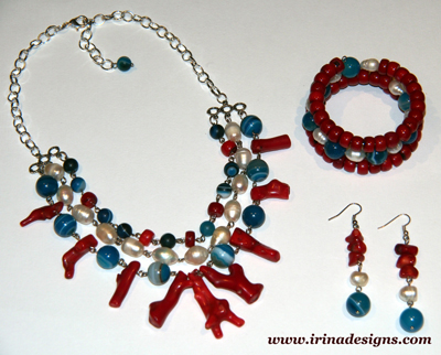 Cruise Muse necklace, bracelet and earrings