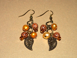 Golden Leaves earrings
