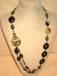 Jade Pagode Jewellery Set