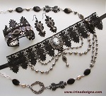 Lace Cameo jewellery set