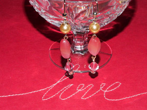 La Vie En Rose earrings
