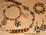 Leopard Fantasy jewellery set