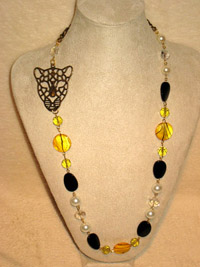 Leopard Woman Necklace