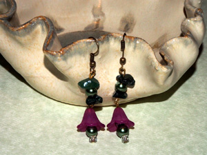 Monet Lilies earrings