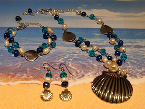 Ocean Shells Jewellery Set