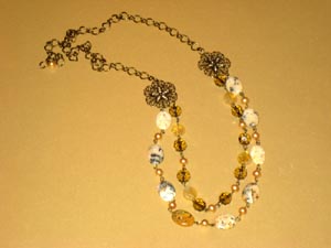 Opal Citrine Fantasy Necklace