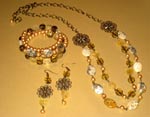 Opal Citrine Fantasy jewellery set