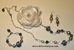 Pearl Flower Elegance jewellery set