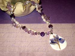 Pearl Iris Necklace