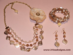 Pearls and Blossoms jewellery set