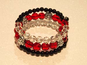 Rouge & Noire bracelet