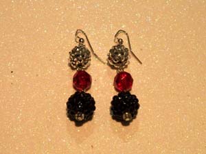 Rouge & Noire earrings