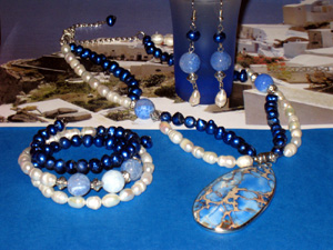 Santorini Jewellery Set