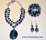 Santorini Dream jewellery set