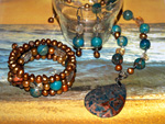 Sea Sunset jewellery set
