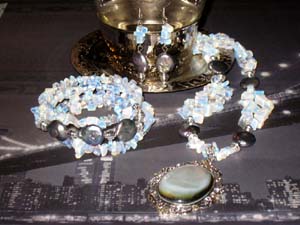 Silver Moonlight Jewellery Set