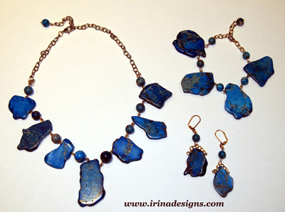 Turquoise Muse necklace, bracelet, earrings