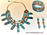 Turquoise Rhapsody jewellery set