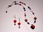 Valentine Heart jewellery set