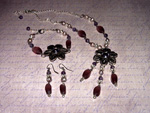 Violet Daisy jewellery set