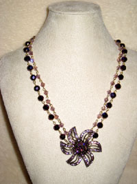Violet Dazzle Necklace