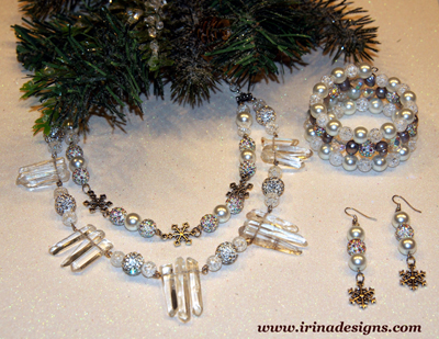 Winter Beauty jewellery set