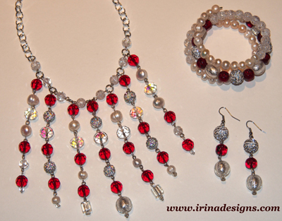 Winter Berries jewellery set