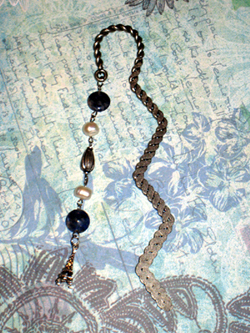 Eiffel Tower Lapis Bookmark