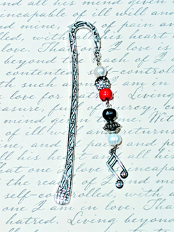 Silver Notes Bookmark