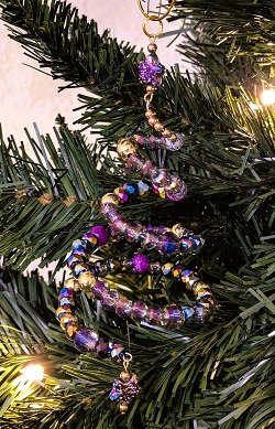 Aurora Borealis Spiral Ornament 